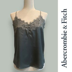 Abercrombie & Fitch Satin & Lace Cami, Size S, MSRP $45